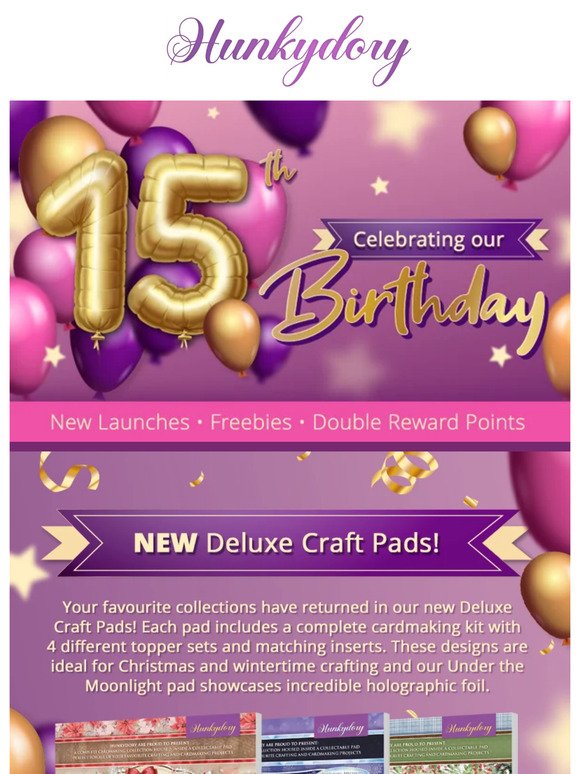 Add 3 NEW Deluxe Craft Pads to your collection!