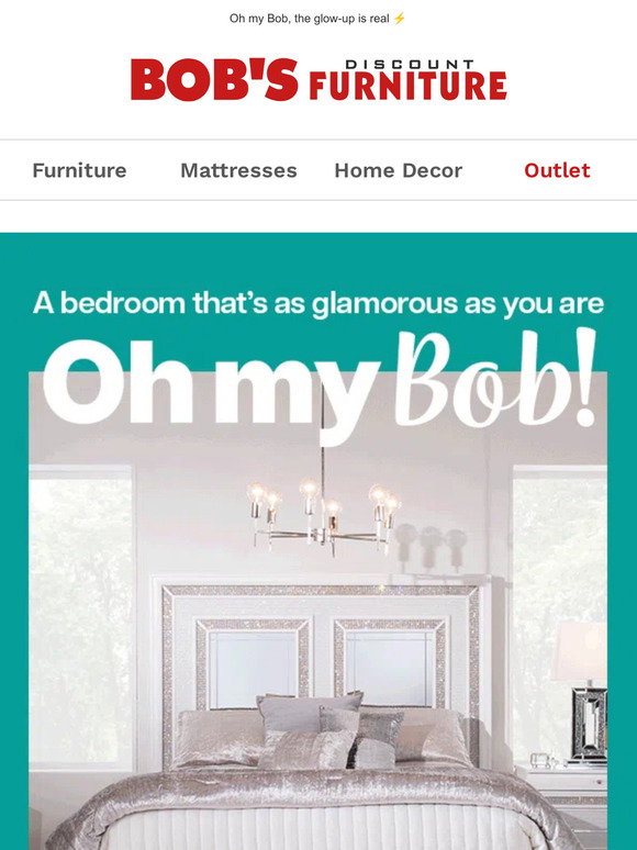 Bob's Discount Furniture: A bedroom set with flair 👑 | Milled