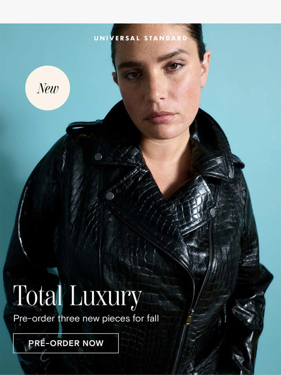 Luxe outerwear pre-order ends tonight!