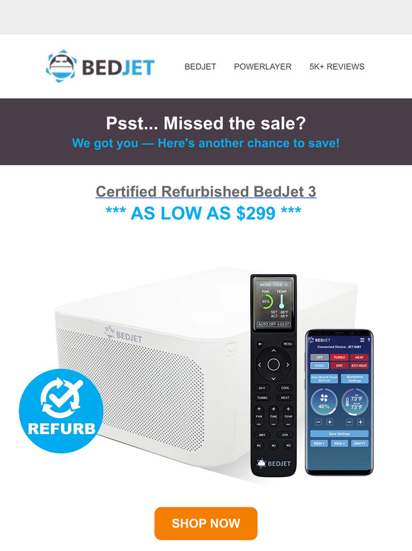 Hey there, missed the Refurb Sale? We got you!