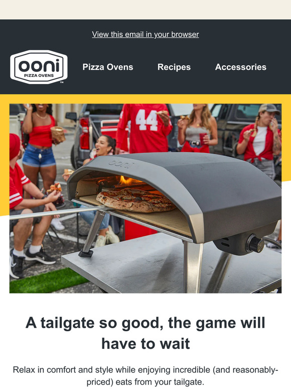 Tailgating with the Ooni Pizza Oven 