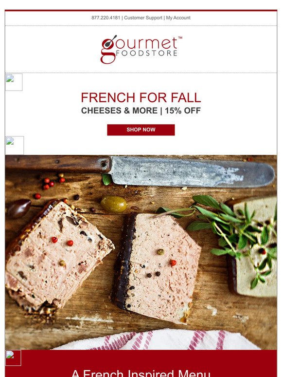 French For Fall: 15% OFF French Ingredients