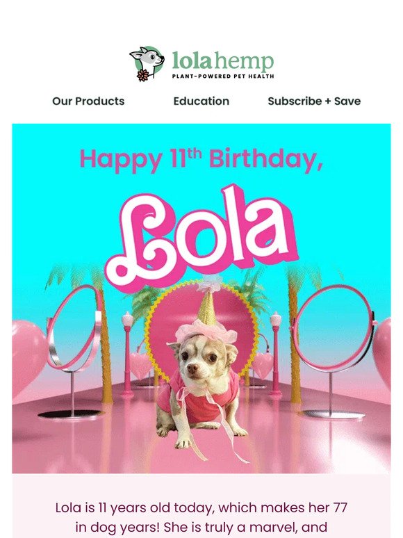 🎊 Lola's Birthday Bash 🎂