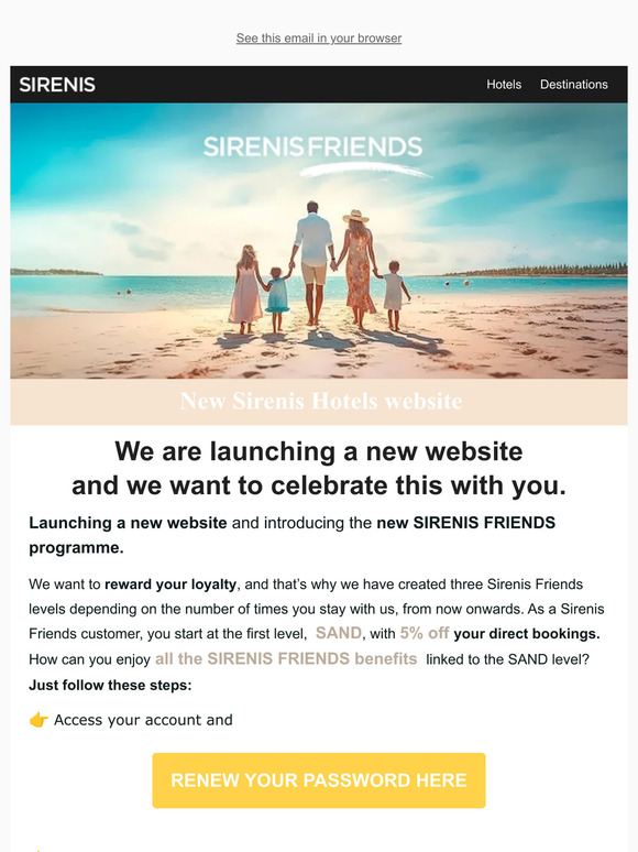 🆕➡️ New SIRENIS FRIENDS programme with new benefits