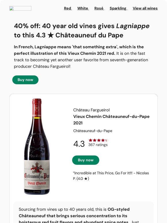Lovers of French reds— look no further 🍷