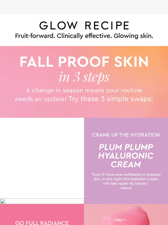 Glow Recipe 3 Fall skin musthaves Milled