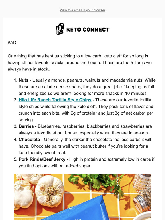 Our 5 favorite keto snacks are...