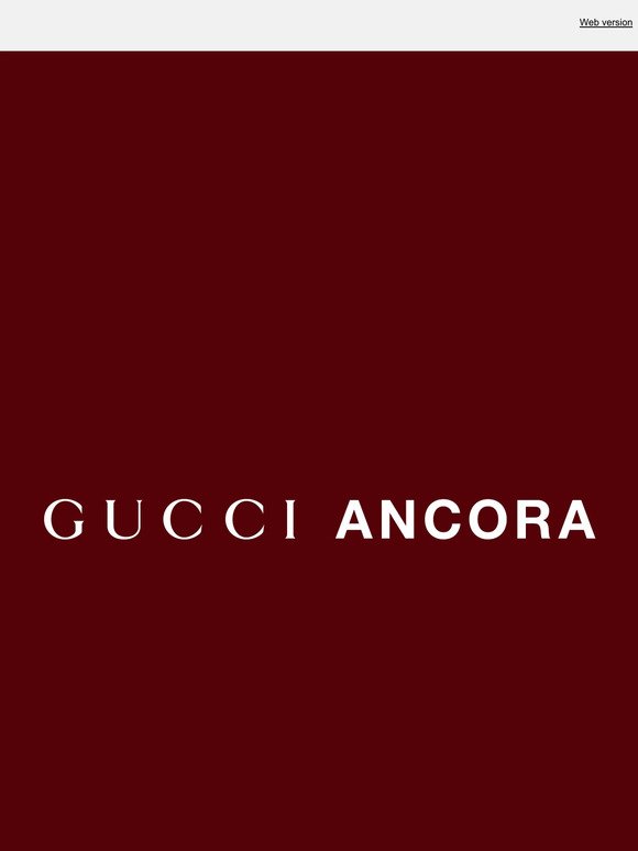 Coming Soon: Gucci Ancora Fashion Show