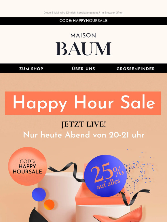 ✨HAPPY HOUR SALE - NUR JETZT 👠