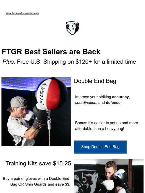 Double End Bag Back In Stock