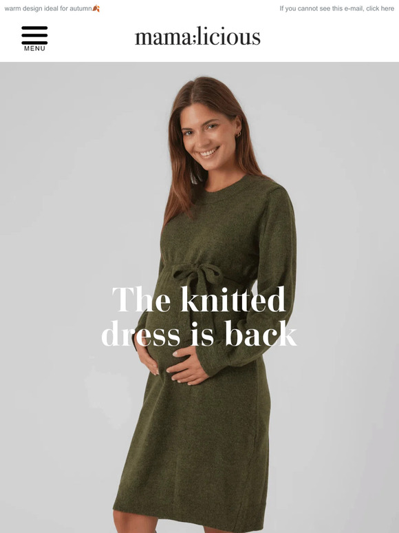 The knitted dress is back - and we love it!