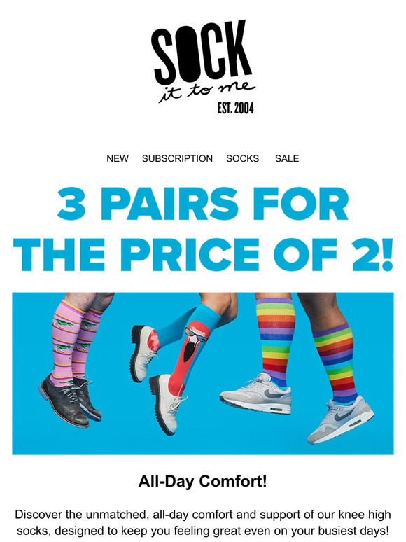 😱 3 Pairs for the Price of 2!