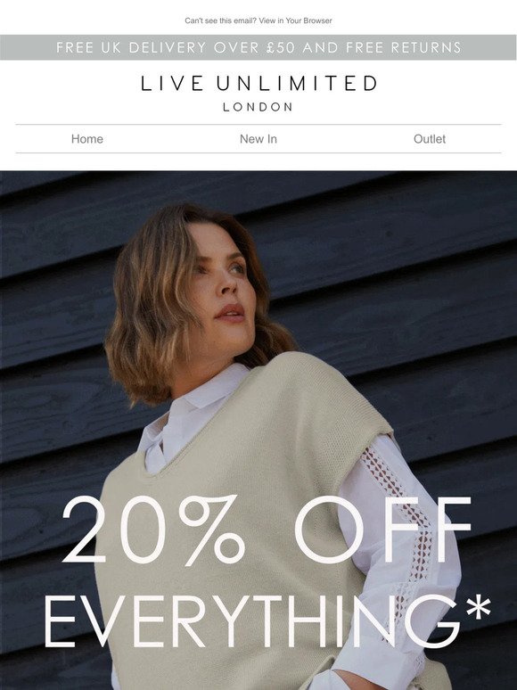 20% Off Everything* | Newsletter Exclusive