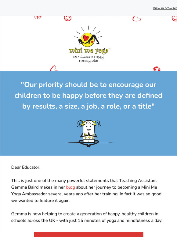 Our priority should be to encourage our children to be happy