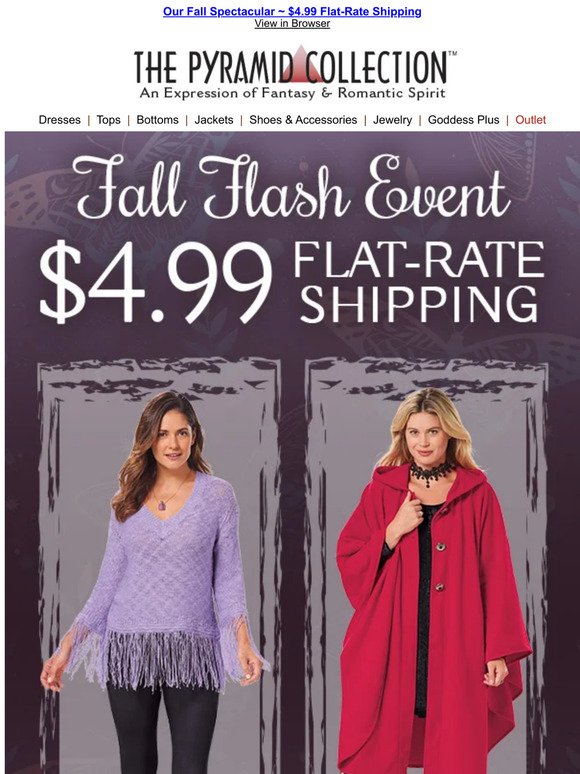 The Fall Event Ends Tonight ~ All Shipping ~ $4.99