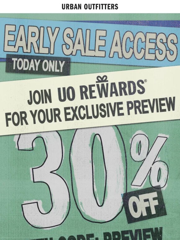 TODAY ONLY! SALE PREVIEW 👀