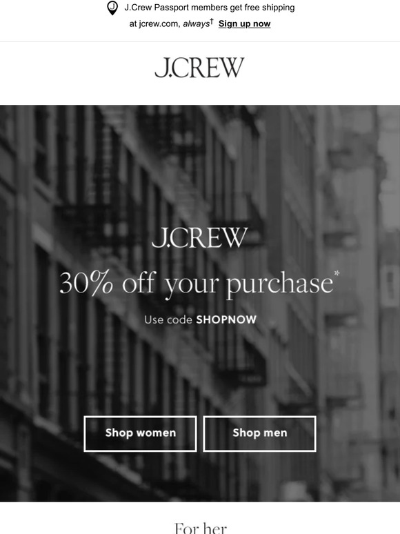 30% off your purchase ends soon…