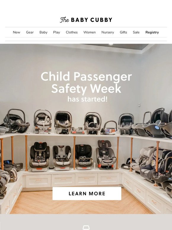 It's Child Passenger Safety Week! 👏
