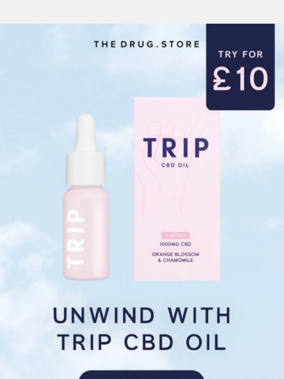 £10 for TRIP CBD oil 😍