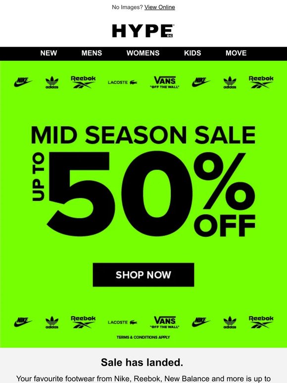 Want to save up to 50% on big brands?
