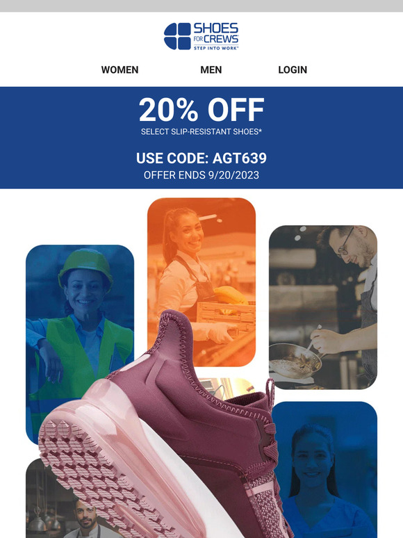 Shoes for Crews Final Day to Save 20 + The Perfect Work Shoes For