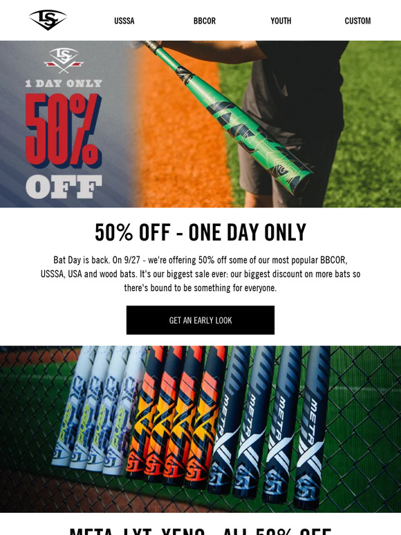 Wilson Sneak Peek Bat Day is NEXT WEEK Milled