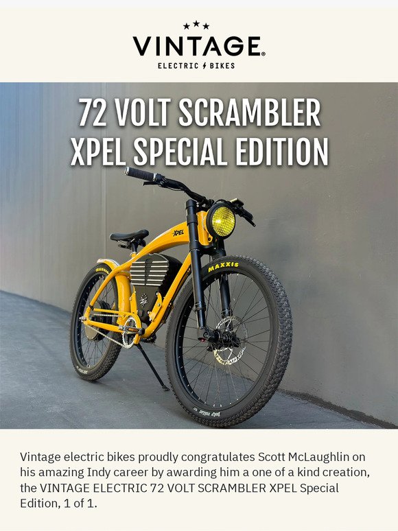 72 VOLT SCRAMBLER XPEL Special Edition