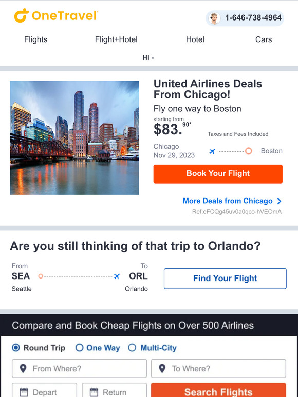 United Airlines Deals: Fly from $56.99! - One Travel