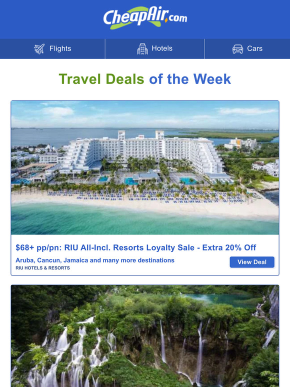$136+ // Riu All-Inclusive Hotels & Resorts