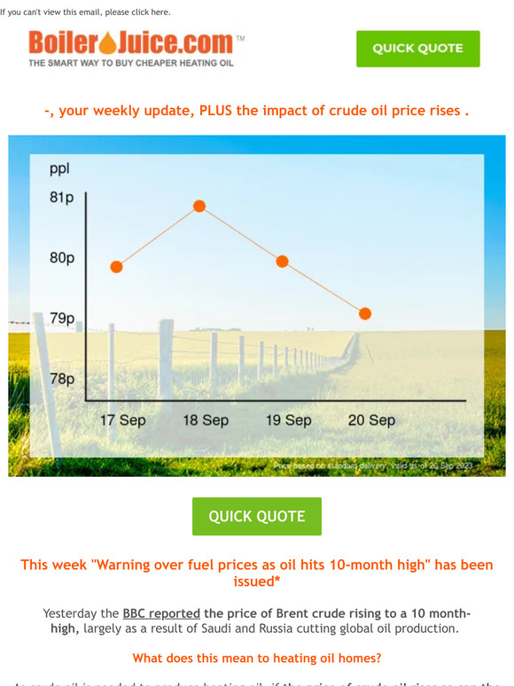 News ⚡: Brent crude price rise