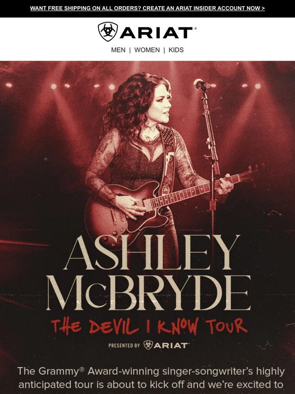 Ariat Presents: Ashley McBryde, On Tour