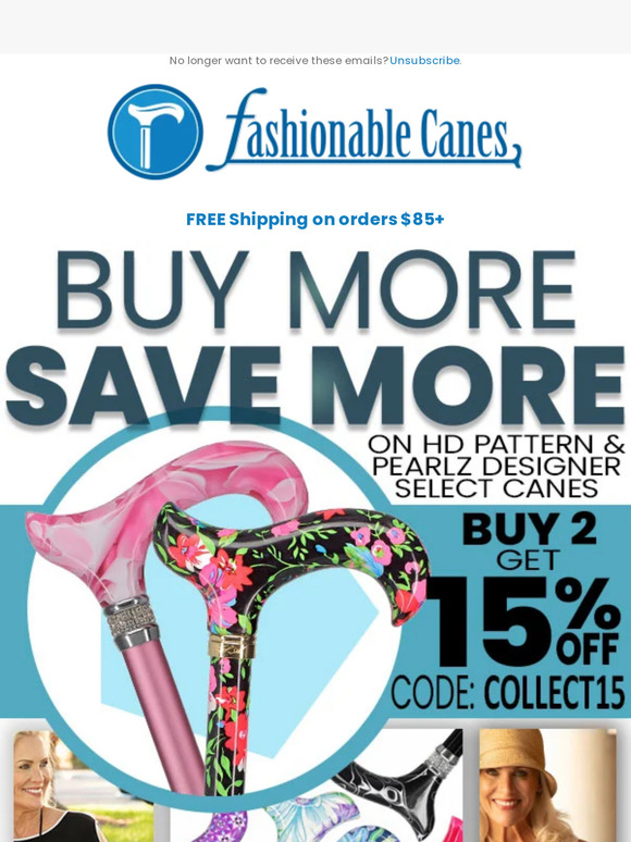 Save Big on Your Favorite Designer Canes