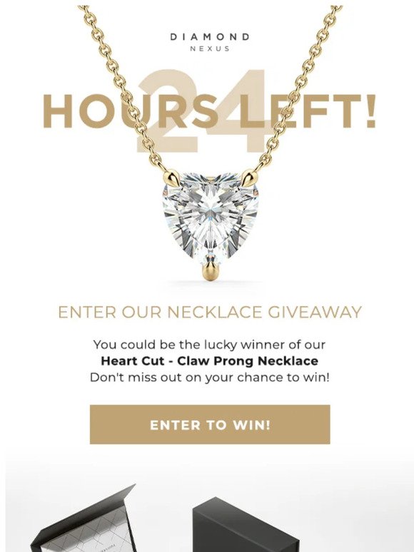 Only 24 Hours Left 🕘 Enter our Necklace Giveaway Before It Ends!
