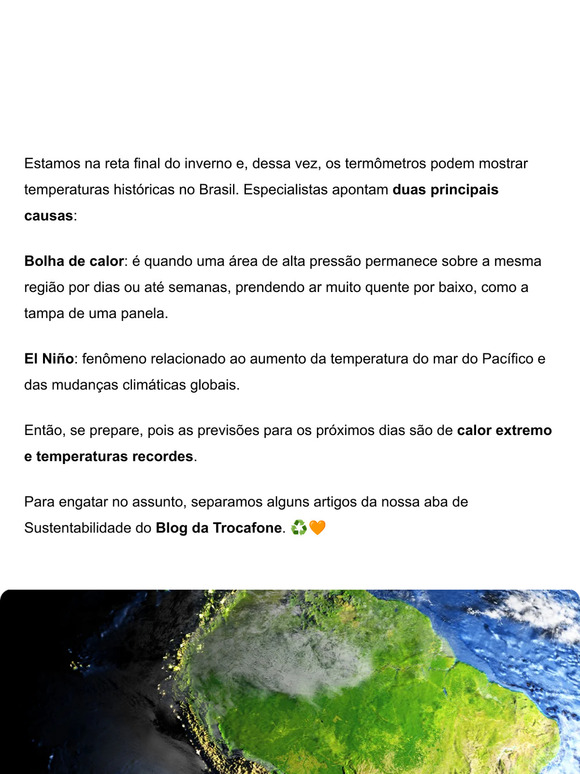 Brasil enfrenta onda de calor histórica 🥵
