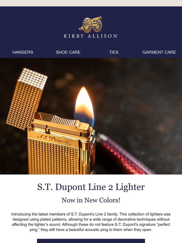 New S.T. Dupont Line 2: The Perfect Lighter for an Elegant Evening Out
