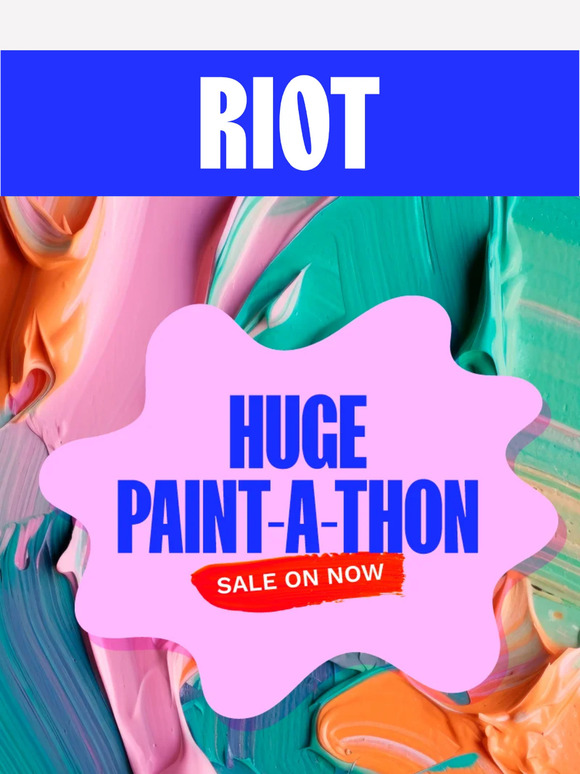 🎨 Huge Paintathon Sale On Now! Up to 70% OFF!