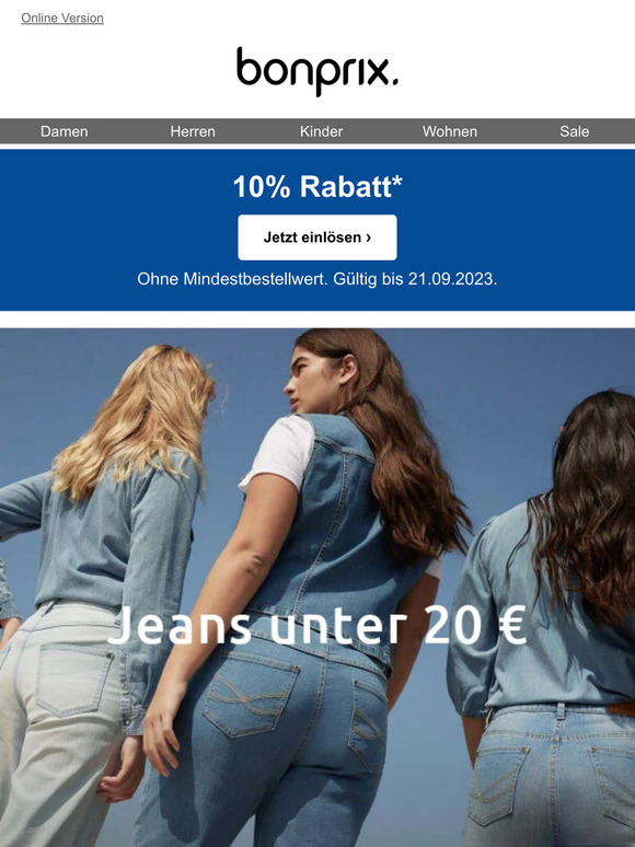 Jeans unter 20 € + 10% Rabatt = 😍
