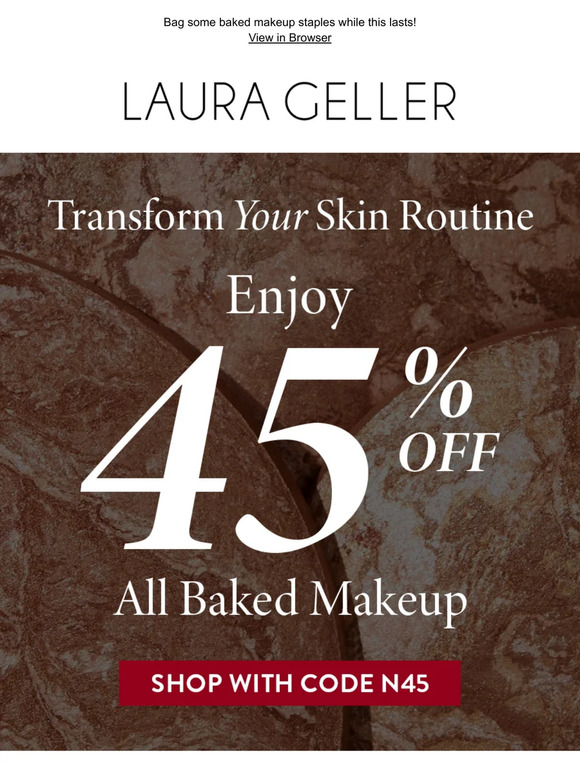 You So Deserve This 🥰 45% OFF All Baked Makeup