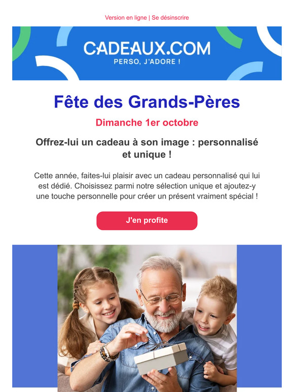 La Fête des Grands-Pères approche !