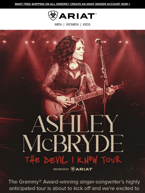 Ariat Presents: Ashley McBryde, On Tour