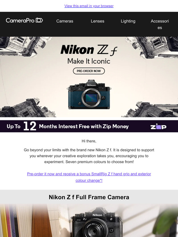 Iconic Shots Await: Pre-order Your New Nikon Z f Today!