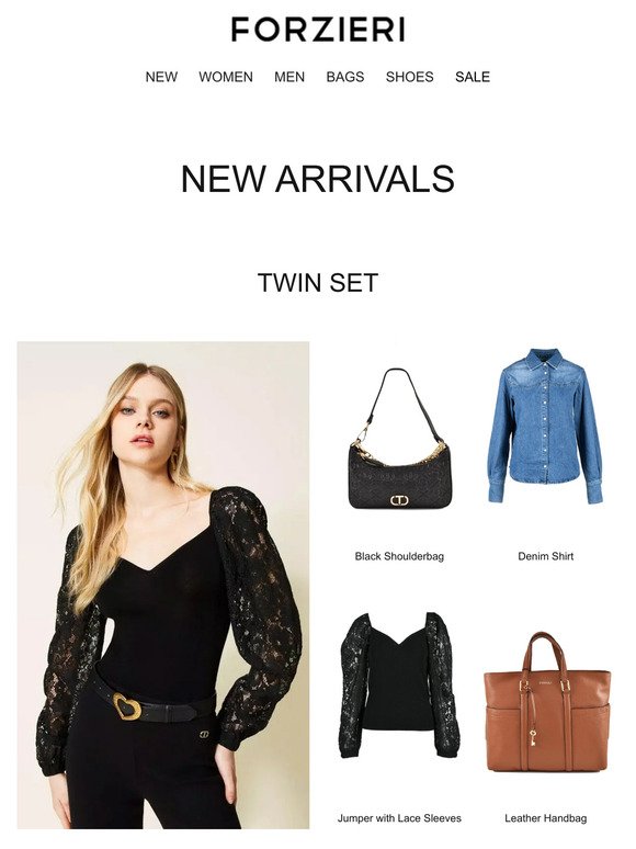 New Arrivals! Max Mara, Twin Set, Versace Jeans Couture