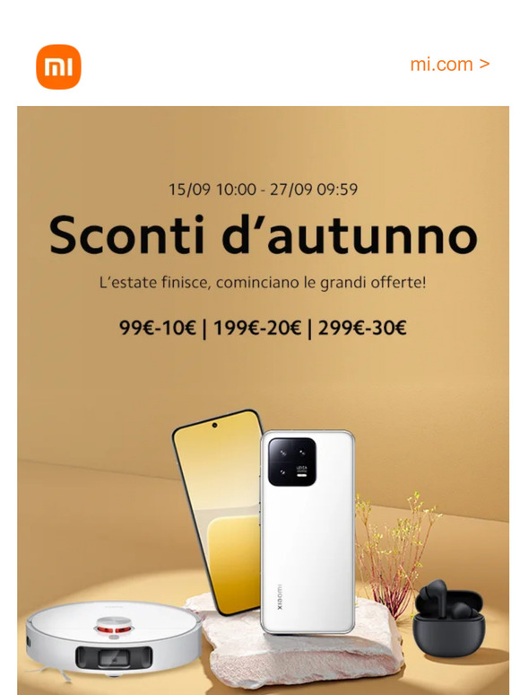 Sconti d’autunno | L’estate finisce, cominciano le grandi offerte!
