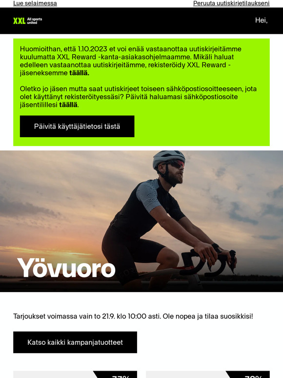 Tämän viikon Yövuoro! Vain 13h ⏱️