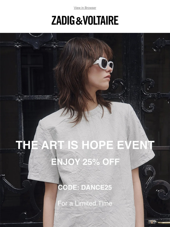 25% Off Starts Now
