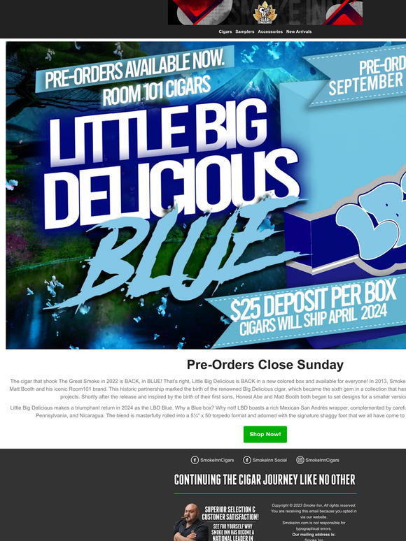 LBD Blue Pre-Orders End This Weekend