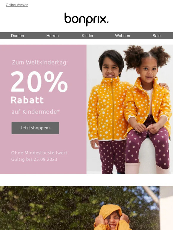-20% zum Weltkindertag