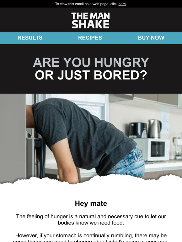 Always hungry mate? Here's why!