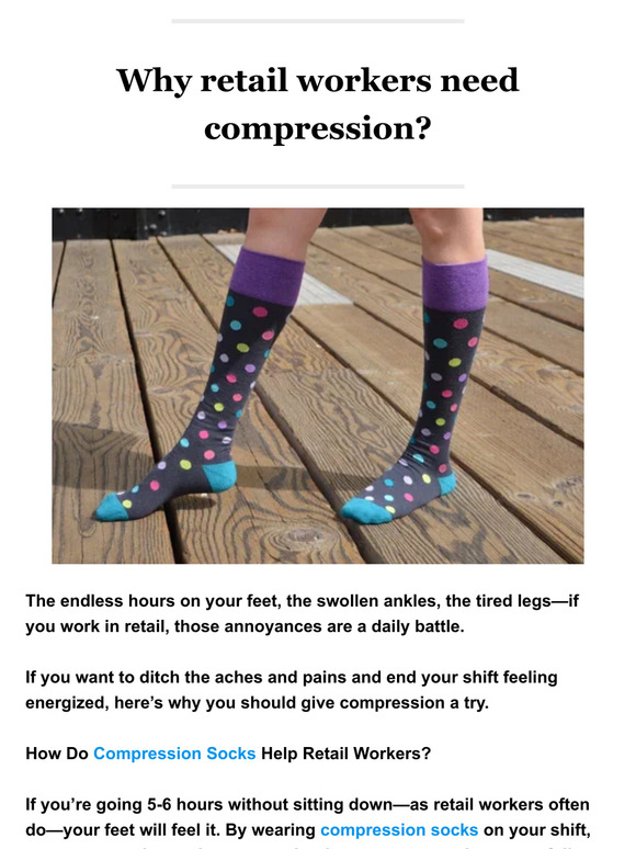 Why retail workers need compression