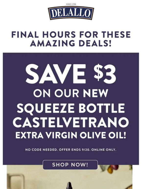 🍅 LAST DAY for 2 Amazing deals! 🫒